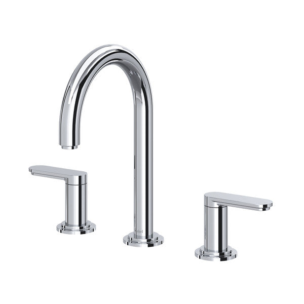 Arca Widespread Bathroom Faucet With C-Spout