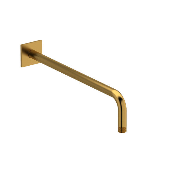 16" Wall Mount Shower Arm With Square Escutcheon