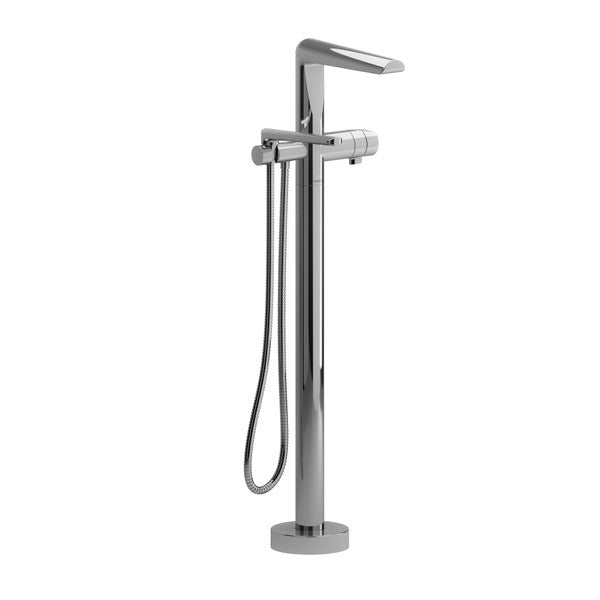 Parabola Single Hole Floor Mount Tub Filler Trim