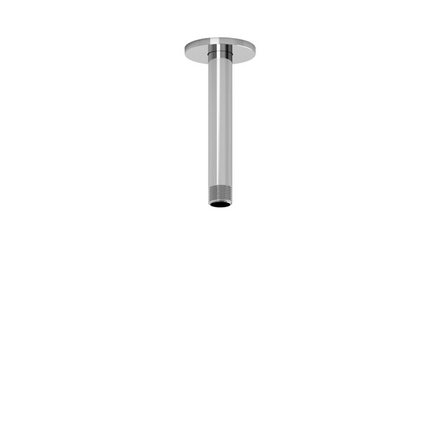 6" Ceiling Mount Shower Arm With Round Escutcheon