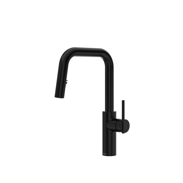 Lateral Pull-Down Kitchen Faucet With U-Spout