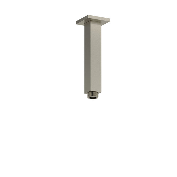 6" Ceiling Mount Shower Arm With Square Escutcheon