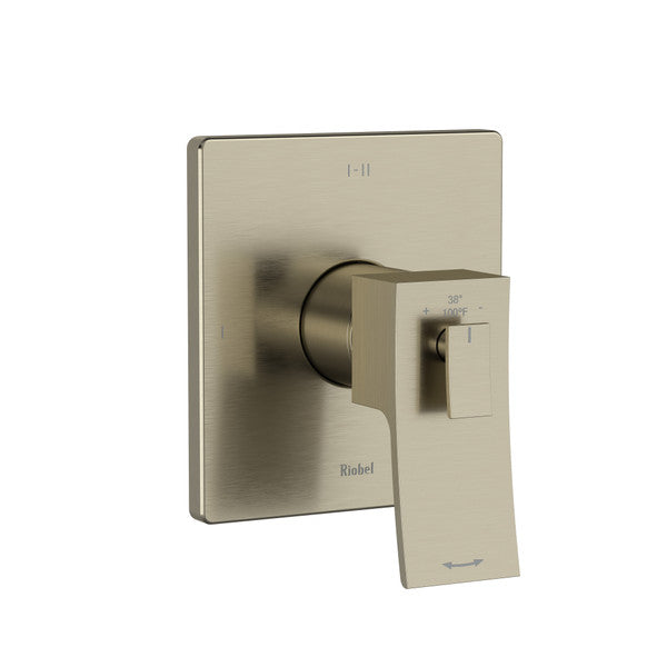 Zendo 1/2" Thermostatic & Pressure Balance Trim With 3 Functions (Shared)