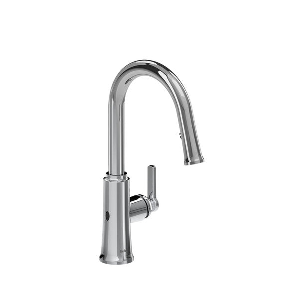 Trattoria Pull-Down Touchless Kitchen Faucet With C-Spout