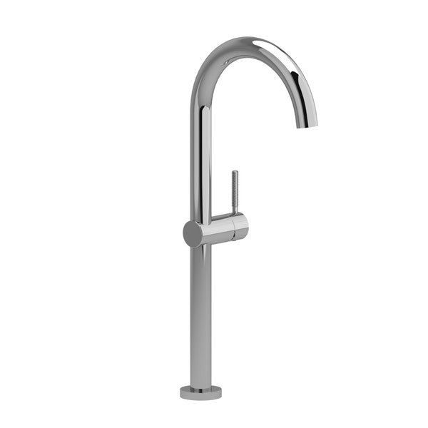 Riu Single Knurled Handle Tall Bathroom Faucet