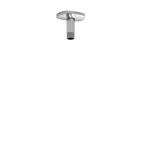 3" Ceiling Mount Shower Arm With Oval Escutcheon