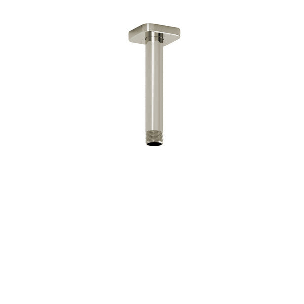 6" Ceiling Mount Shower Arm With Square Escutcheon