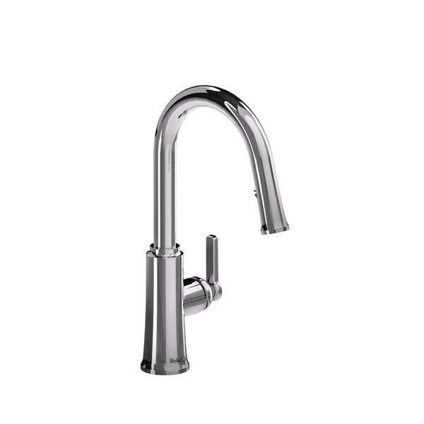 Trattoria Pulldown Kitchen Faucet With C-Spout