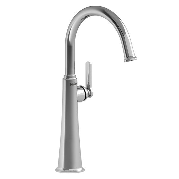 Momenti Single Handle Tall Lavatory Faucet With C-Spout